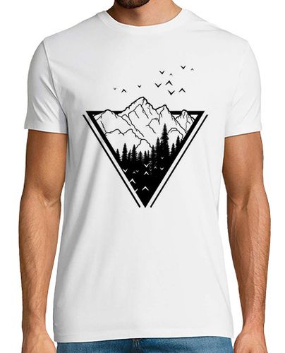 Camiseta Montañas Hipster - latostadora.com - Modalova