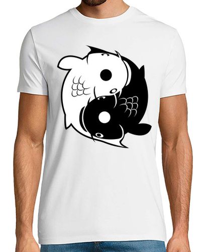Camiseta Peces Yin Yang - latostadora.com - Modalova