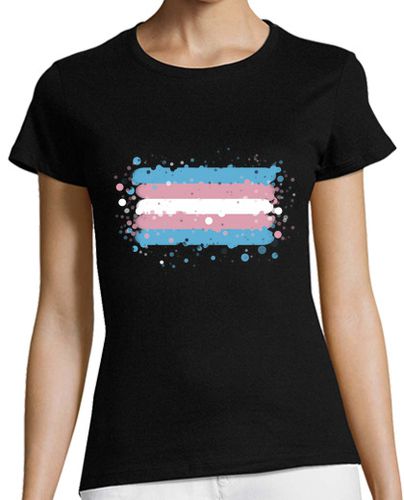 Camiseta mujer Camiseta bandera Trans - latostadora.com - Modalova