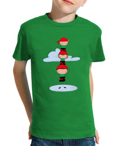 Camiseta Niño Manga Corta Castellers verde laTostadora - latostadora.com - Modalova