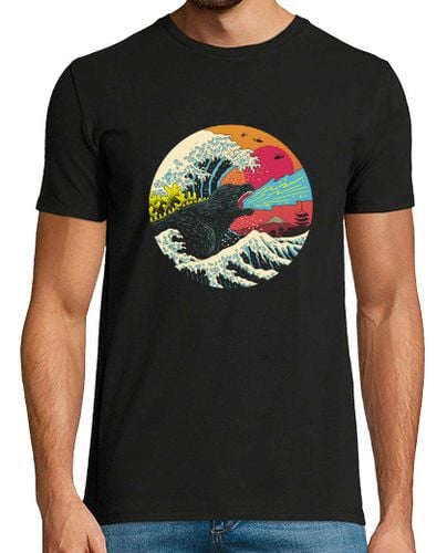 Camiseta camisa de onda retro kaiju para hombre laTostadora - latostadora.com - Modalova