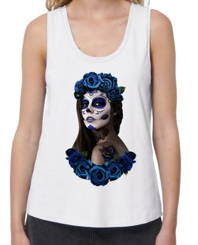 Camiseta mujer catrina azul laTostadora - latostadora.com - Modalova