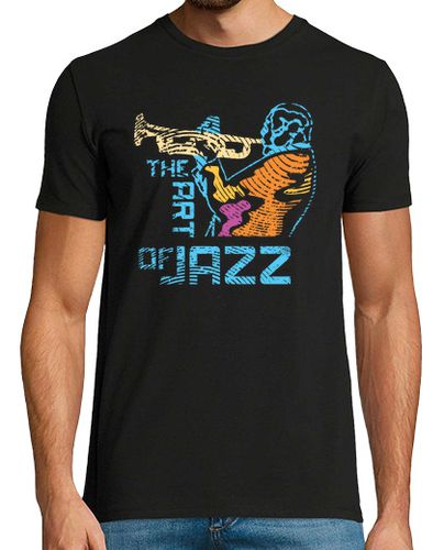 Camiseta trompetista de jazz moderno y colorido - latostadora.com - Modalova