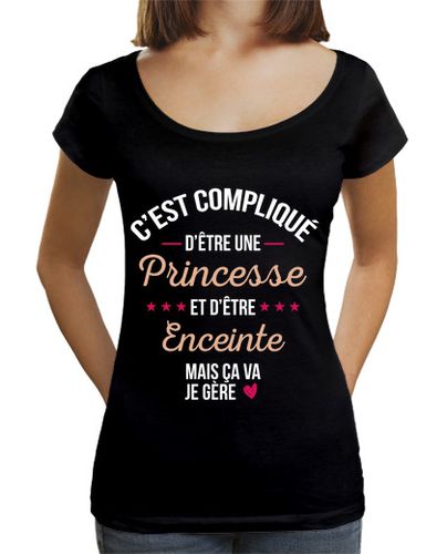 Camiseta mujer princesa y embarazada - idea de regalo - latostadora.com - Modalova