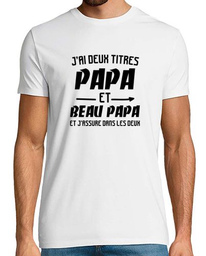 Camiseta camiseta de papá y padrastro idea de re - latostadora.com - Modalova