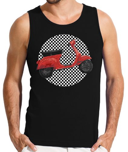 Camiseta Hombre Sin Mangas Moto Vespa laTostadora - latostadora.com - Modalova