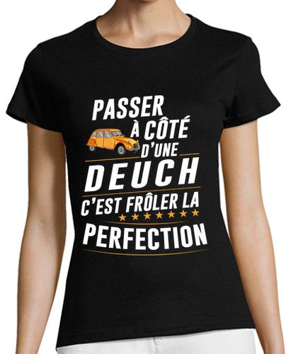 Camiseta mujer Deuch retro coche antiguo 2cv laTostadora - latostadora.com - Modalova