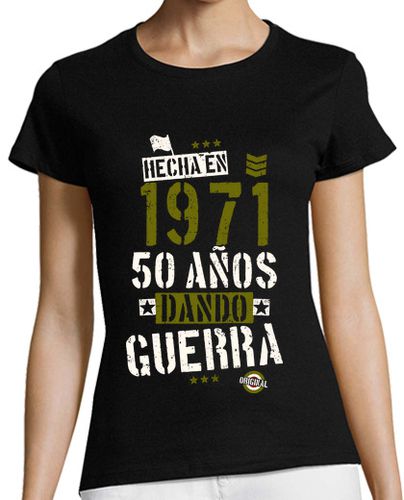 Camiseta mujer 1971. 50 años dando guerra - latostadora.com - Modalova