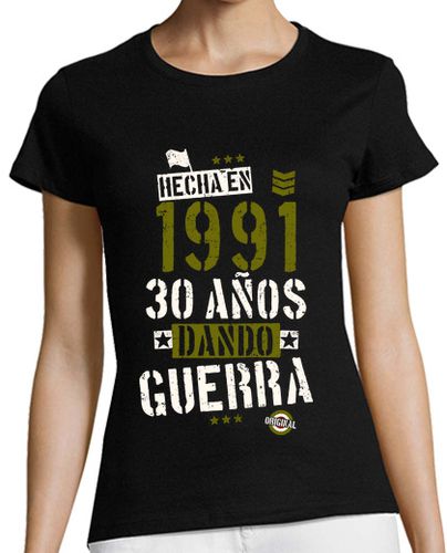 Camiseta mujer 1991. 30 años dando guerra - latostadora.com - Modalova