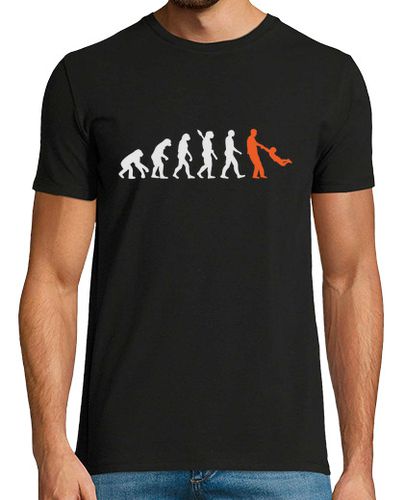 Camiseta evolución del hombre papá - latostadora.com - Modalova