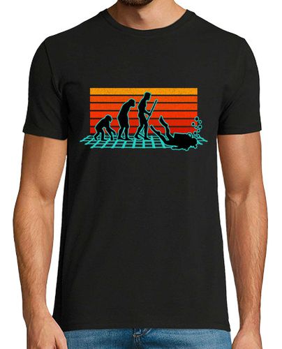 Camiseta Evolución del Submarinismo Vintage - latostadora.com - Modalova