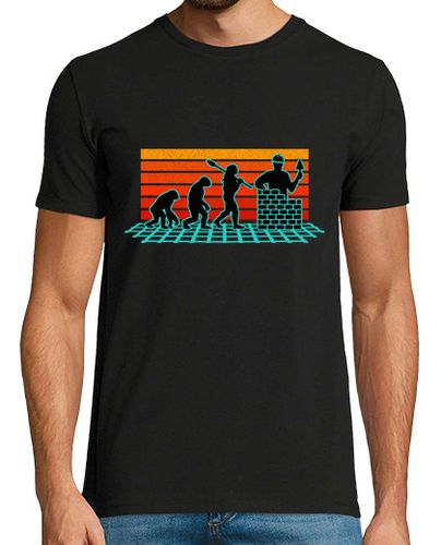 Camiseta Evolución del Albañil Constructor - latostadora.com - Modalova