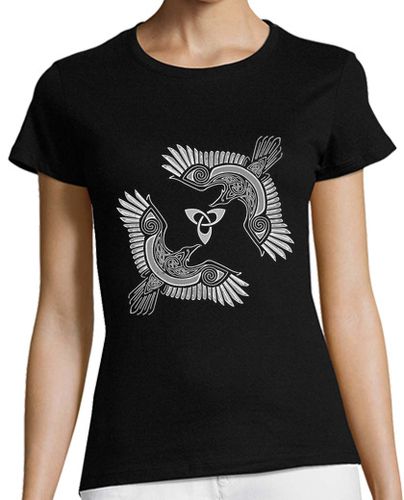 Camiseta mujer Cuervos Vikingos Cromo - latostadora.com - Modalova