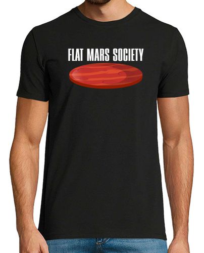 Camiseta Flat Mars Society Rocket Launch Parody laTostadora - latostadora.com - Modalova