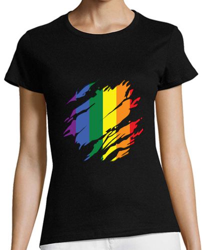 Camiseta mujer Camiseta LGTB bandera - latostadora.com - Modalova