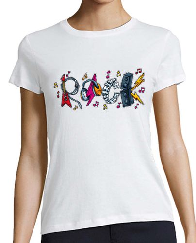 Camiseta mujer ROCK Diseño nº 1322454 - latostadora.com - Modalova