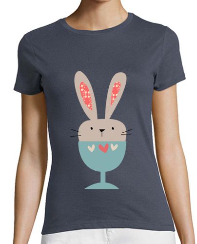 Camiseta mujer Camiseta chica Bunny cup (modelo 1) - latostadora.com - Modalova