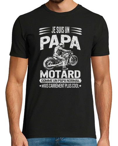 Camiseta camiseta de motociclista soy una definición de papá motociclista como un papá normal pero francament - latostadora.com - Modalova