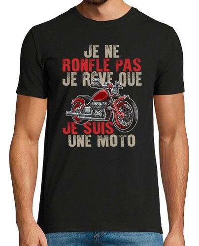 Camiseta camiseta de motociclista no ronco sueño que soy un regalo de moto para hombres novio pre amigos - latostadora.com - Modalova