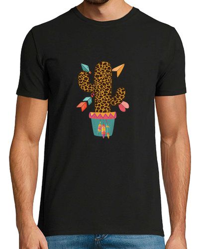 Camiseta lindas leopardo cactus boho chic coloridas retro - latostadora.com - Modalova
