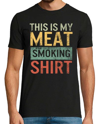 Camiseta esta es mi camisa para fumar carne para hombre bbq pitmaster carne a la parrilla amante de la barbac - latostadora.com - Modalova