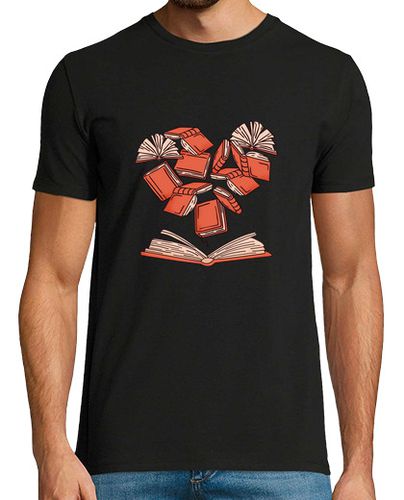 Camiseta Corazón de Libros - latostadora.com - Modalova