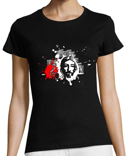 Camiseta mujer Artistas con fe - Mujer, manga corta, negra, calidad premium - latostadora.com - Modalova