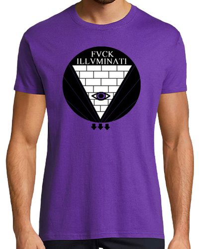 Camiseta Fuck Illuminati Purple - latostadora.com - Modalova