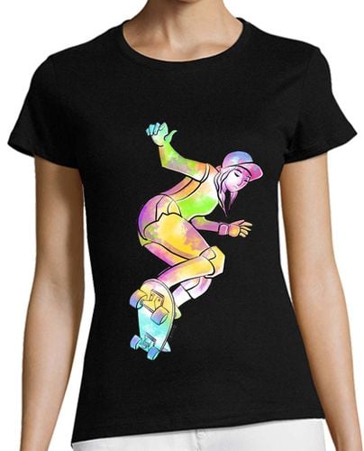 Camiseta Mujer Manga Corta Skate Girl camiseta mujer laTostadora - latostadora.com - Modalova