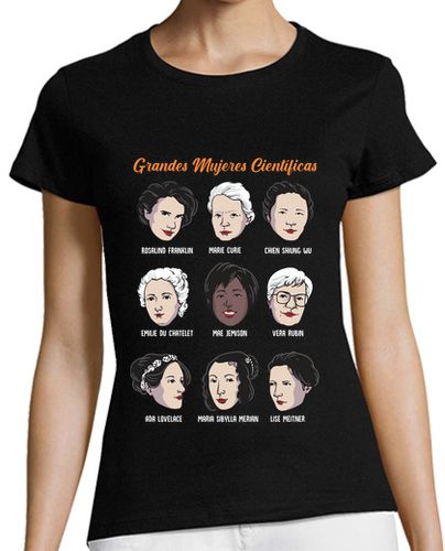 Camiseta mujer Grandes Mujeres Científicas Biología Feminista Profes Ciencia Igualdad - latostadora.com - Modalova