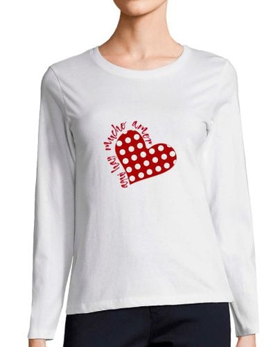 Camiseta Mujer Manga Larga Mucho amor camiseta blanca manga larga mujer laTostadora - latostadora.com - Modalova