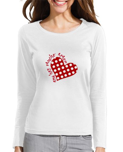 Camiseta mujer Mucho amor camiseta blanca manga larga mujer laTostadora - latostadora.com - Modalova