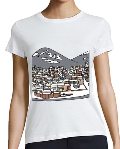 Camiseta mujer Nevada Castañar - 9 Enero 2021 - latostadora.com - Modalova