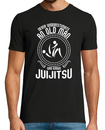 Camiseta Hombre Manga Corta humorístico anciano jiu jitsu expertos refranes camiseta regalos divertidos entusiastas de wushu mor laTostadora - latostadora.com - Modalova