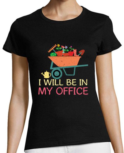 Camiseta mujer estaré en mi oficina - latostadora.com - Modalova