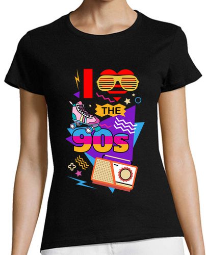 Camiseta mujer me encantan los noventa me encanta la fiesta de los noventa laTostadora - latostadora.com - Modalova