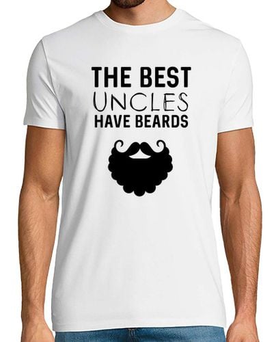 Camiseta Hombre Manga Corta los mejores tíos tienen barbas nuevo tío regalo barba camiseta laTostadora - latostadora.com - Modalova