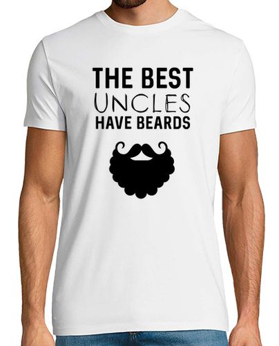 Los mejores tíos tienen barbas nuevo tío regalo barba camiseta - latostadora.com - Modalova