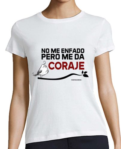 Camiseta Mujer Manga Corta No me enfado pero me da coraje laTostadora - latostadora.com - Modalova