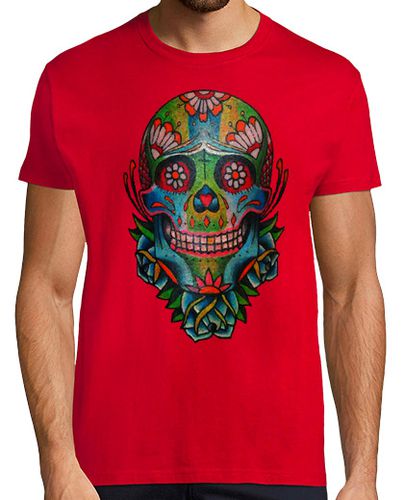 Camiseta Hombre Manga Corta Calaverita tatoo laTostadora - latostadora.com - Modalova