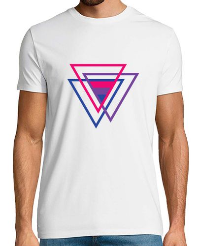 Camiseta Bi Pride Bisexual Flag Triangle - latostadora.com - Modalova