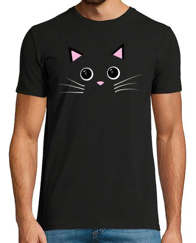 Camiseta linda cara de gato con grandes ojos redondos el mejor regalo - latostadora.com - Modalova