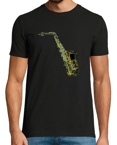 Camiseta saxofón instrumento musical saxofonista gráfico - latostadora.com - Modalova