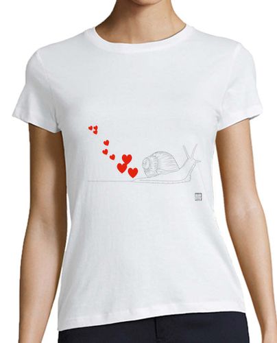 Camiseta mujer caracol san valentin - latostadora.com - Modalova
