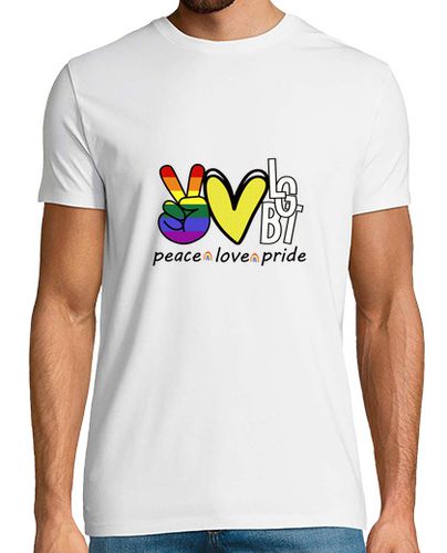 Camiseta paz amor lgbt - latostadora.com - Modalova