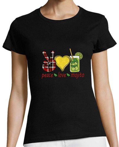 Camiseta mujer paz amor mojito - latostadora.com - Modalova