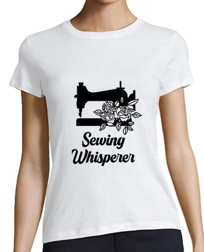 Camiseta Mujer Manga Corta Sewing Sewing Whisperer laTostadora - latostadora.com - Modalova