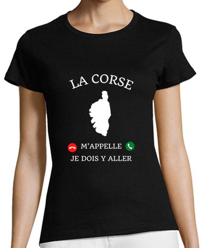 Camiseta mujer Córcega me llama Córcega humor laTostadora - latostadora.com - Modalova