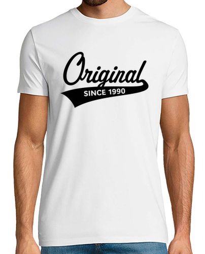Camiseta original desde 1990 - cumpleaños - negr - latostadora.com - Modalova
