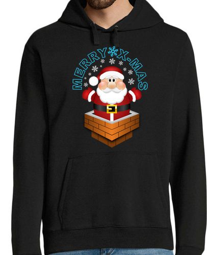 Sudadera Con Capucha Para Hombre Merry Christmas Santa Claus Papa Noel laTostadora - latostadora.com - Modalova